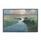 Stupell Industries Stream Landscape in January Framed Giclee Wall Art Design by Wellington Studio